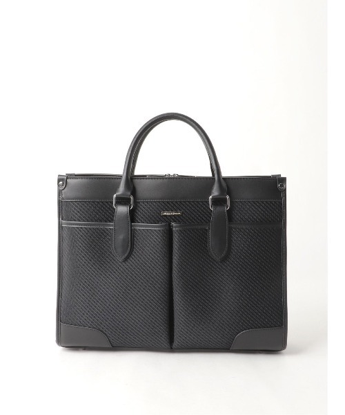 TAKA-Q（タカキュー）の「タカキューメンズ/TAKA-Q:MEN 変形市松 2WAY ブリーフバッグ A4対応（ビジネスバッグ・メンズ・グレー/ブラック・FREE）」の7枚目の写真