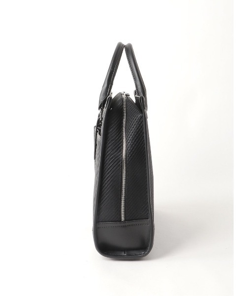 TAKA-Q（タカキュー）の「タカキューメンズ/TAKA-Q:MEN 変形市松 2WAY ブリーフバッグ A4対応（ビジネスバッグ・メンズ・グレー/ブラック・FREE）」の9枚目の写真