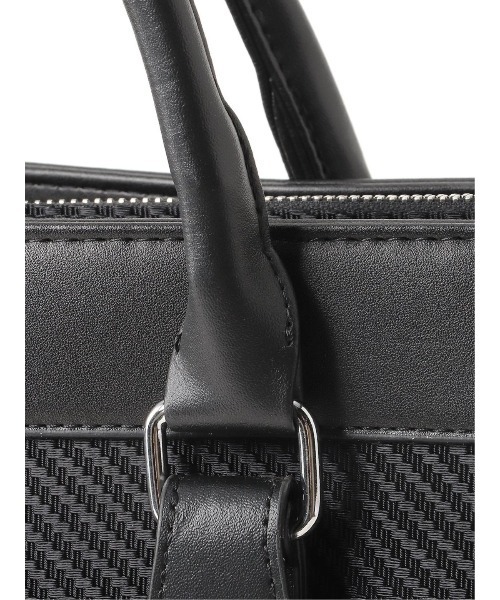 TAKA-Q（タカキュー）の「タカキューメンズ/TAKA-Q:MEN 変形市松 2WAY ブリーフバッグ A4対応（ビジネスバッグ・メンズ・グレー/ブラック・FREE）」の13枚目の写真