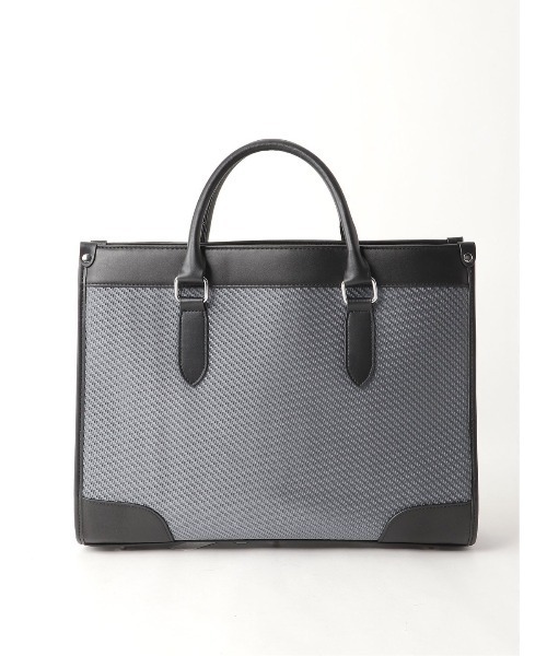 TAKA-Q（タカキュー）の「タカキューメンズ/TAKA-Q:MEN 変形市松 2WAY ブリーフバッグ A4対応（ビジネスバッグ・メンズ・グレー/ブラック・FREE）」の19枚目の写真