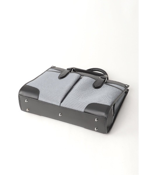 TAKA-Q（タカキュー）の「タカキューメンズ/TAKA-Q:MEN 変形市松 2WAY ブリーフバッグ A4対応（ビジネスバッグ・メンズ・グレー/ブラック・FREE）」の21枚目の写真
