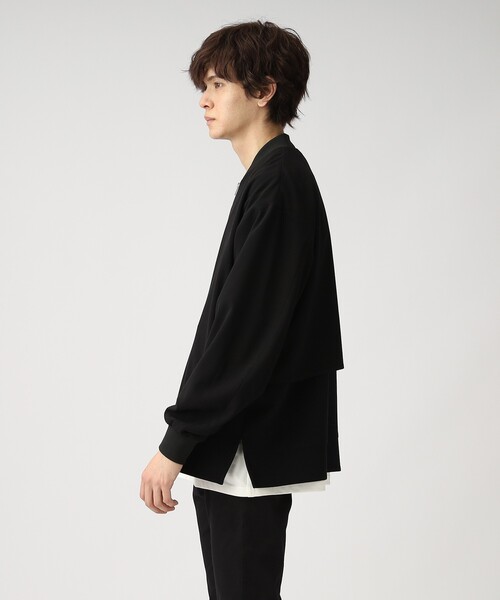 tk.TAKEO KIKUCHI（ティーケータケオキクチ）の「◆ケープドバックサイドスリットMA-1（ユニセックスアイテム）（ミリタリージャケット・メンズ・ブラック/ブルー/ダークブラウン・01/03/02）」の17枚目の写真