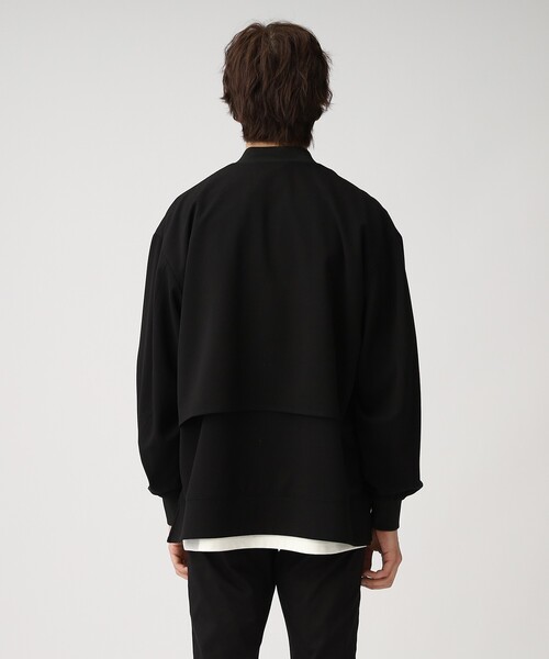 tk.TAKEO KIKUCHI（ティーケータケオキクチ）の「◆ケープドバックサイドスリットMA-1（ユニセックスアイテム）（ミリタリージャケット・メンズ・ブラック/ブルー/ダークブラウン・01/03/02）」の13枚目の写真