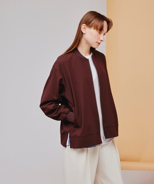 tk.TAKEO KIKUCHI（ティーケータケオキクチ）の「◆ケープドバックサイドスリットMA-1（ユニセックスアイテム）（ミリタリージャケット・メンズ・ブラック/ブルー/ダークブラウン・01/03/02）」の15枚目の写真