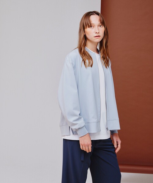 tk.TAKEO KIKUCHI（ティーケータケオキクチ）の「◆ケープドバックサイドスリットMA-1（ユニセックスアイテム）（ミリタリージャケット・メンズ・ブラック/ブルー/ダークブラウン・01/03/02）」の14枚目の写真