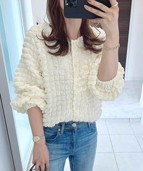 2Wayポップコーンカーディガン