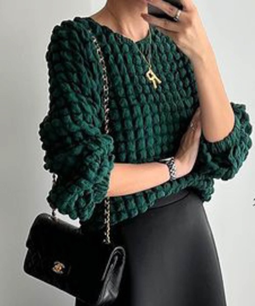 2Wayポップコーンカーディガン