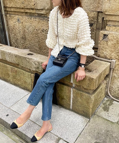 2Wayポップコーンカーディガン