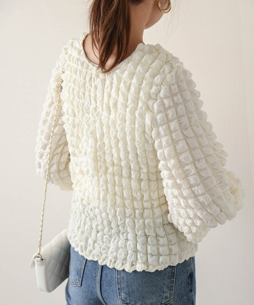 2Wayポップコーンカーディガン
