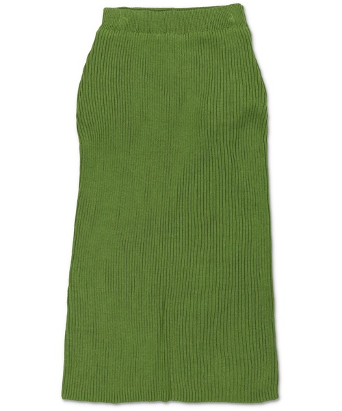 Lull（ルル）の「【Lull / ルル】2wayリブニットロングスカート（スカート・レディース・ブラック/ブラウン/グリーン・ONESIZE）」の18枚目の写真