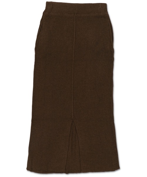 Lull（ルル）の「【Lull / ルル】2wayリブニットロングスカート（スカート・レディース・ブラック/ブラウン/グリーン・ONESIZE）」の20枚目の写真