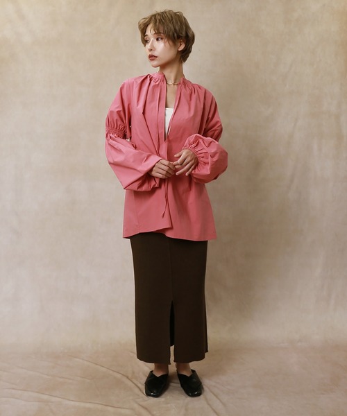 Lull（ルル）の「【Lull / ルル】2wayリブニットロングスカート（スカート・レディース・ブラック/ブラウン/グリーン・ONESIZE）」の13枚目の写真