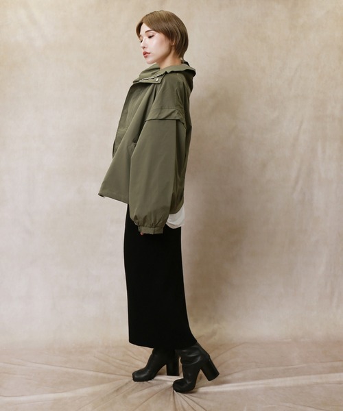 Lull（ルル）の「【Lull / ルル】2wayリブニットロングスカート（スカート・レディース・ブラック/ブラウン/グリーン・ONESIZE）」の12枚目の写真