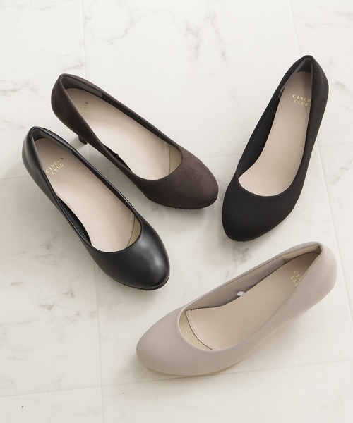 Honeys（ハニーズ）の「快適クッションパンプス（パンプス・レディース・ブラック系その他/チャコールグレー/グレイッシュベージュ/ブラック/パープル系その他/アイボリー・24.0/23.5/22.5/24.5/23.0）」の20枚目の写真