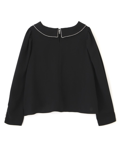 PROPORTION BODY DRESSING（プロポーションボディドレッシング）の「ピコデザインジョーゼットブラウス / 1212210005（シャツ/ブラウス・レディース・ブラック/イエロー/オフホワイト・FREE）」の7枚目の写真