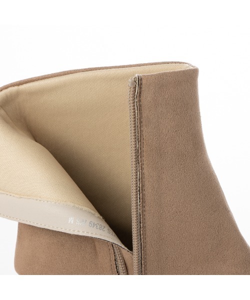 noyau（ノヤウ）の「スクエアトゥショートブーツ（ブーツ・レディース・ブラック/ホワイト×パープル/キャメル/ライトベージュ/ブラック系その他6・S/LL/M/L）」の11枚目の写真