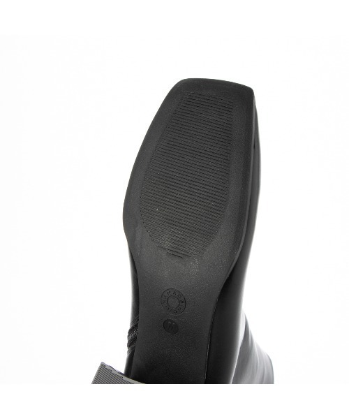 noyau（ノヤウ）の「スクエアトゥショートブーツ（ブーツ・レディース・ブラック/ホワイト×パープル/キャメル/ライトベージュ/ブラック系その他6・S/LL/M/L）」の15枚目の写真