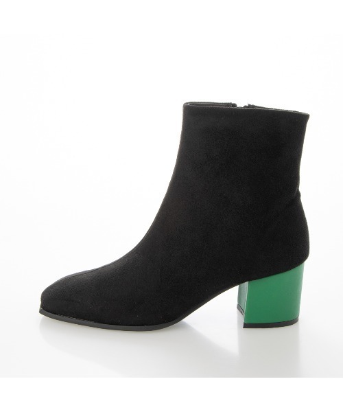 noyau（ノヤウ）の「スクエアトゥショートブーツ（ブーツ・レディース・ブラック/ホワイト×パープル/キャメル/ライトベージュ/ブラック系その他6・S/LL/M/L）」の18枚目の写真