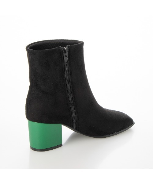 noyau（ノヤウ）の「スクエアトゥショートブーツ（ブーツ・レディース・ブラック/ホワイト×パープル/キャメル/ライトベージュ/ブラック系その他6・S/LL/M/L）」の19枚目の写真