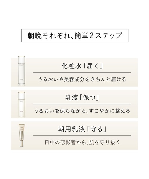 ELIXIR（エリクシール）の「エリクシール シュペリエル　リフトモイスト　ローション　ＳＰ　（つめかえ用）（医薬部外品）（化粧水・レディース・Ⅰ　さっぱりタイプ/Ⅲ　とてもしっとりタイプ/Ⅱ　しっとりタイプ・ﾌﾘ-）」の5枚目の写真