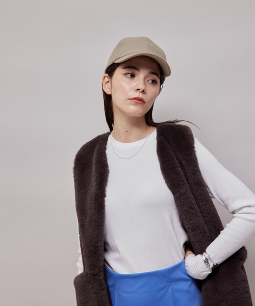 ROPE'（ロペ）の「クルーネックジャストフィットニットソー（ニット/セーター・レディース・ブラック/ホワイト/ネイビー/レッド/イエロー系その他2・M）」の2枚目の写真