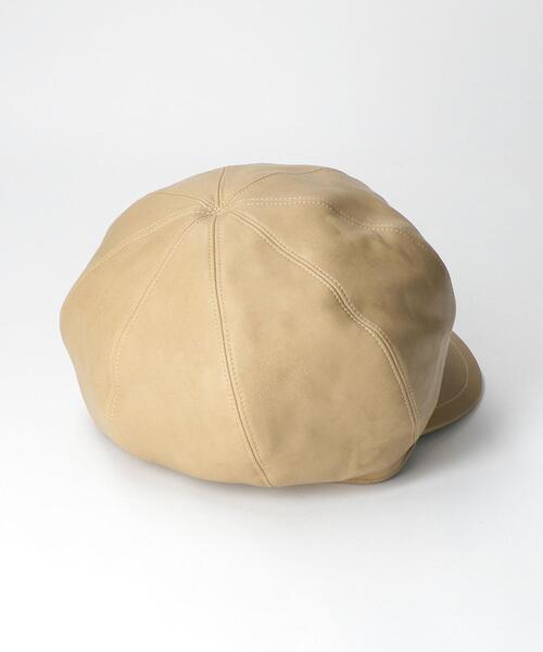 BEAUTY&YOUTH UNITED ARROWS（ビューティーアンドユースユナイテッドアローズ）の「フェイクレザー キャスケット（キャスケット・レディース・ブラック/ベージュ・FREE）」の5枚目の写真