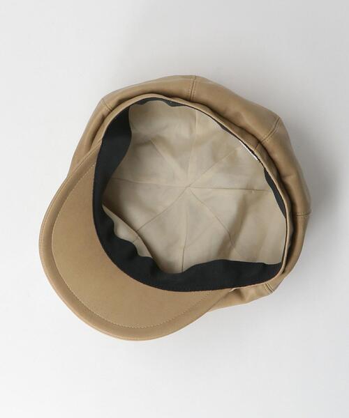 BEAUTY&YOUTH UNITED ARROWS（ビューティーアンドユースユナイテッドアローズ）の「フェイクレザー キャスケット（キャスケット・レディース・ブラック/ベージュ・FREE）」の7枚目の写真