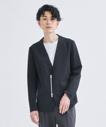ATTACHMENT | STUDIOUS別注 NO COLLAR ZIP JKT(テーラードジャケット)