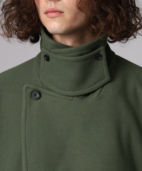 tk.TAKEO KIKUCHI(ティーケータケオキクチ)の「◆テックメルトンピーコート(ピーコート・メンズ・ライトグリーン/ブラウン系その他/ブラック・01/02/03)」の9枚目の写真