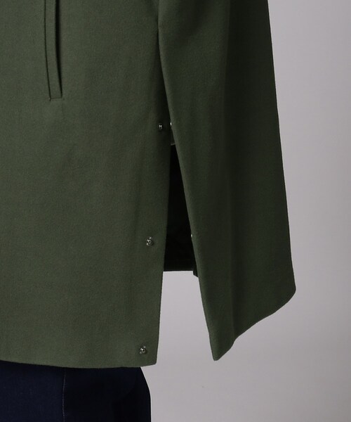 tk.TAKEO KIKUCHI(ティーケータケオキクチ)の「◆テックメルトンピーコート(ピーコート・メンズ・ライトグリーン/ブラウン系その他/ブラック・01/02/03)」の12枚目の写真