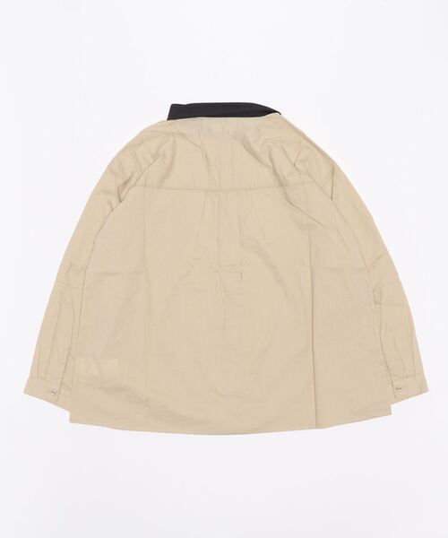 Samansa Mos2（サマンサ モスモス）の「柄アソートクレリックシャツ（シャツ/ブラウス・レディース・ブラック/ベージュ/オフホワイト/モカ・ﾌﾘ-）」の11枚目の写真