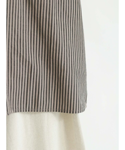 Samansa Mos2（サマンサ モスモス）の「柄アソートクレリックシャツ（シャツ/ブラウス・レディース・ブラック/ベージュ/オフホワイト/モカ・ﾌﾘ-）」の17枚目の写真