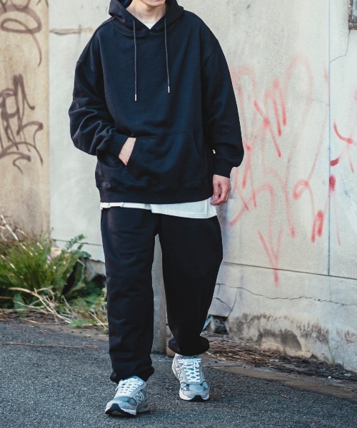 improves(インプローブス)の「【improves】13.4オンス ヘビーウエイト スウェット プルオーバーパーカー(パーカー・メンズ・ブラック/オートミール/グリーン/ネイビー・MEDIUM/X-LARGE/LARGE)」の6枚目の写真