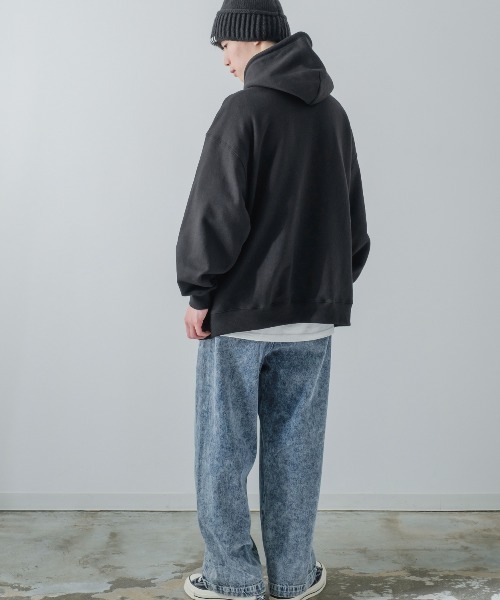 improves(インプローブス)の「【improves】13.4オンス ヘビーウエイト スウェット プルオーバーパーカー(パーカー・メンズ・ブラック/オートミール/グリーン/ネイビー・MEDIUM/X-LARGE/LARGE)」の14枚目の写真