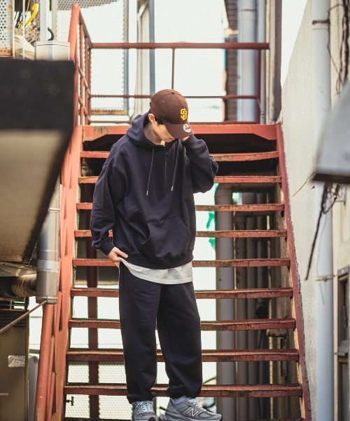 improves(インプローブス)の「【improves】13.4オンス ヘビーウエイト スウェット プルオーバーパーカー(パーカー・メンズ・ブラック/オートミール/グリーン/ネイビー・MEDIUM/X-LARGE/LARGE)」の12枚目の写真