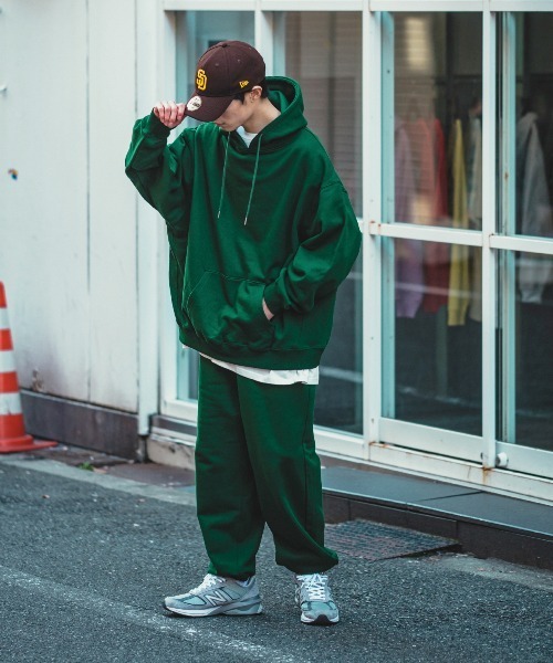 improves(インプローブス)の「【improves】13.4オンス ヘビーウエイト スウェット プルオーバーパーカー(パーカー・メンズ・ブラック/オートミール/グリーン/ネイビー・MEDIUM/X-LARGE/LARGE)」の11枚目の写真