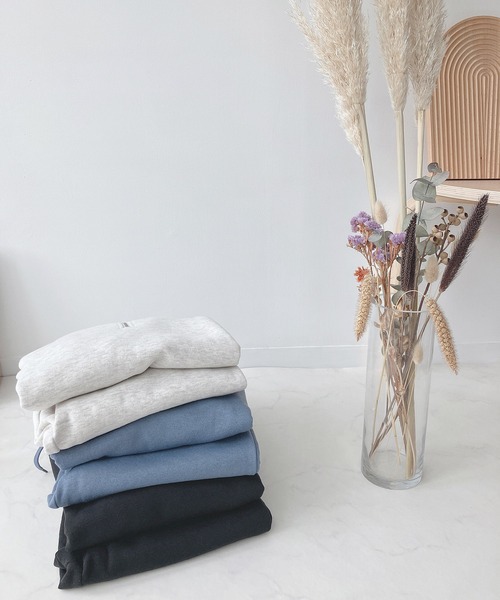 AS KNOW AS plus(アズノゥアズプラス)の「♪ロゴ刺繍 ジョガースウェットパンツ(スウェットパンツ・レディース・ブラック/ブルー/オートミール・FREE)」の19枚目の写真