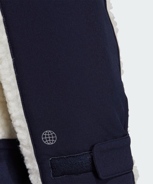 adidas（アディダス）の「PLAY GREEN ボアフリース 長袖フルジップ