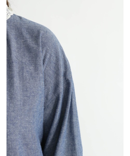 Samansa Mos2(サマンサ モスモス)の「襟レース前開きブラウス(シャツ/ブラウス・レディース・ブラック/ベージュ/ネイビー/オフホワイト・フリ-)」の22枚目の写真