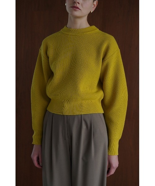 セール】BASIC DROP SHOULDER KNIT TOPS（ニット/セーター）｜CLANE