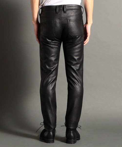 HIDEAWAYS NICOLE(ハイダウェイニコル)の「ポンチスウェードレザー調プリントパンツ(その他パンツ・メンズ・グレー系その他/ブラック系その他2/ブラック系その他・SMALL/MEDIUM/LARGE/X-LARGE)」の6枚目の写真