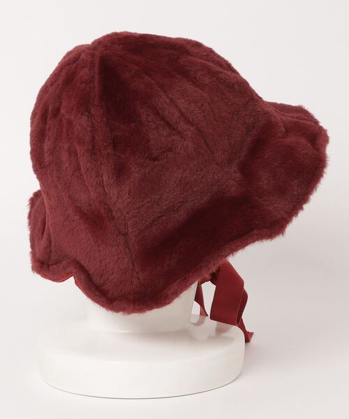 XU(エックスユー)の「【Never mind the XU】ribbon fur hat / 【ネバーマインド ザ エックスユー】リボンファーハット(ハット・メンズ・ベージュ/ブラウン/レッド/アイボリー/ブラック/カーキ・ONE SIZE)」の11枚目の写真