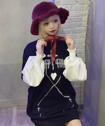 XU | 【Never mind the XU】ribbon fur hat / 【ネバーマインド ザ エックスユー】リボンファーハット(ハット)