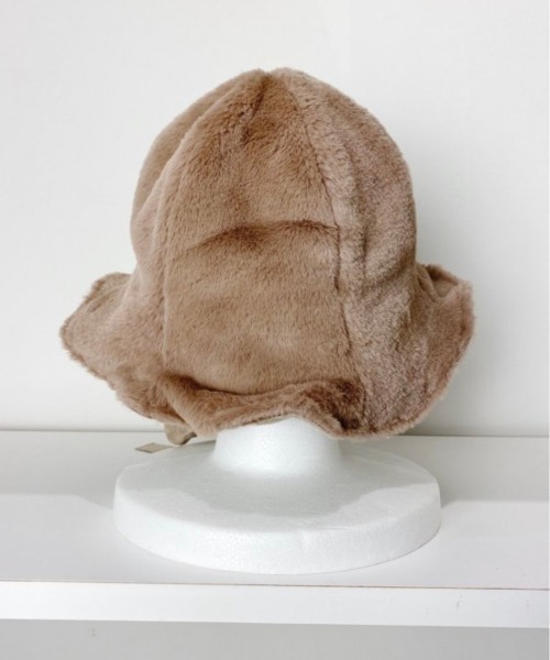 XU(エックスユー)の「【Never mind the XU】ribbon fur hat / 【ネバーマインド ザ エックスユー】リボンファーハット(ハット・メンズ・ベージュ/ブラウン/レッド/アイボリー/ブラック/カーキ・ONE SIZE)」の18枚目の写真