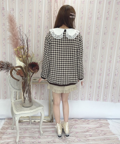 Swankiss（スワンキス）の「【オンライン限定アイテム】LC 1point SK C/D（カーディガン/ボレロ・レディース・ブラウン/ブラック/グレー・FREE）」の6枚目の写真