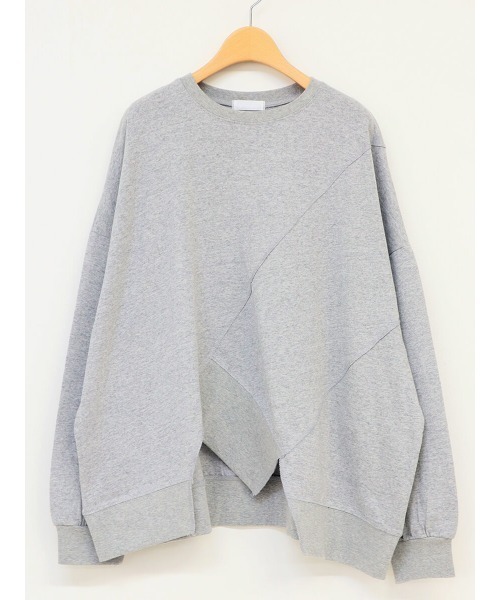 HEILIS(ヘイリス)の「ヘムデザインカットソー / カットソー ロンT 長袖(Tシャツ/カットソー・レディース・グレー/ブラック/オフホワイト・FREE)」の4枚目の写真