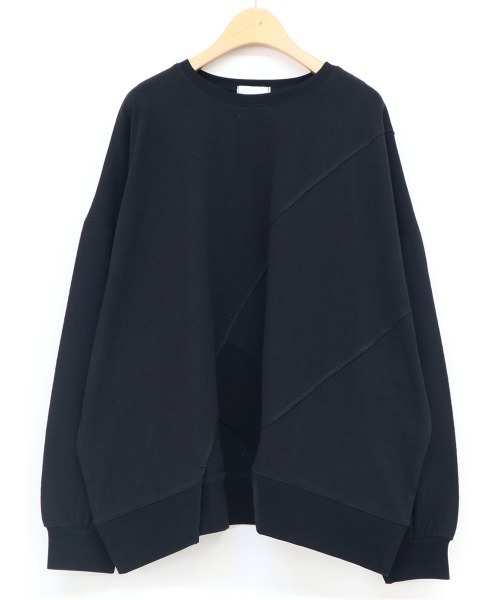 HEILIS(ヘイリス)の「ヘムデザインカットソー / カットソー ロンT 長袖(Tシャツ/カットソー・レディース・グレー/ブラック/オフホワイト・FREE)」の7枚目の写真