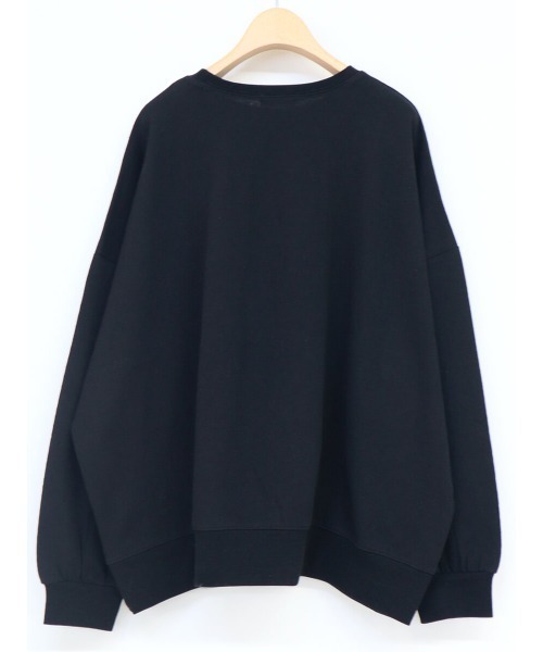 HEILIS(ヘイリス)の「ヘムデザインカットソー / カットソー ロンT 長袖(Tシャツ/カットソー・レディース・グレー/ブラック/オフホワイト・FREE)」の5枚目の写真