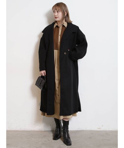 COTORICA（コトリカ）の「【THE DAYZ TOKYO】スタンドネックコート（その他アウター・レディース・アイボリー/ブラック・SMALL/MEDIUM）」の13枚目の写真