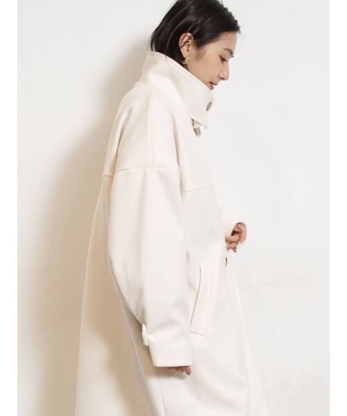 COTORICA（コトリカ）の「【THE DAYZ TOKYO】スタンドネックコート（その他アウター・レディース・アイボリー/ブラック・SMALL/MEDIUM）」の14枚目の写真